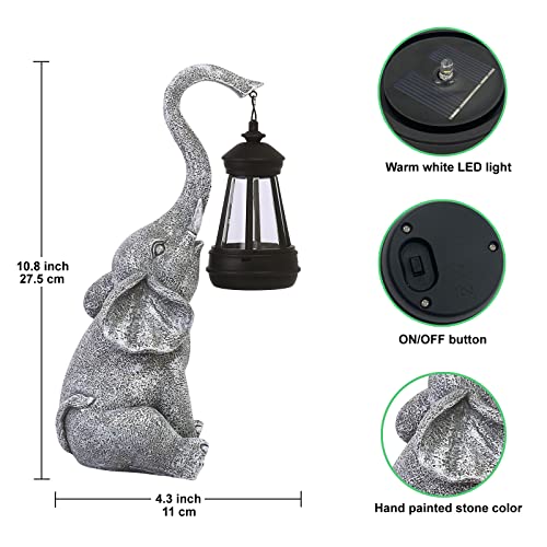 Goodeco Elephant Statue for Garden Decor with Gift Appeal - Ideal ...