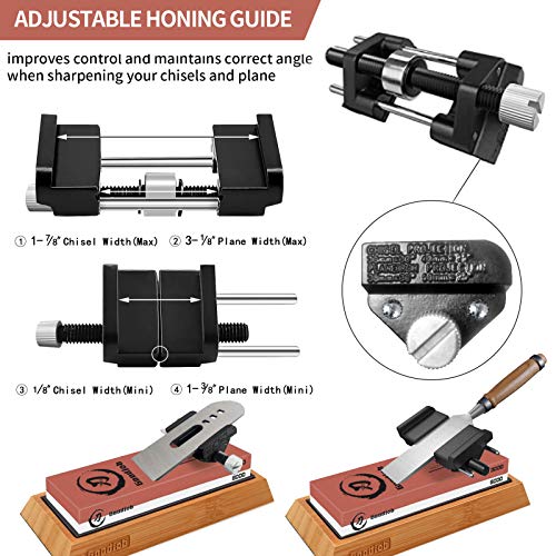 Goodjob Knife Sharpening Stone Kit,Professional Whetstone,2 Double...