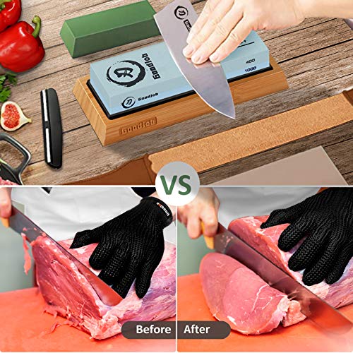 Goodjob Knife Sharpening Stone Kit,Professional Whetstone,2 Double...