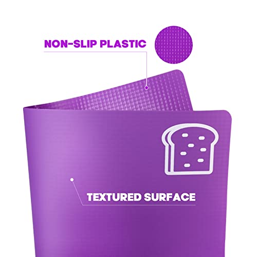 5 Pieces Flexible Cutting Boards, BPA Free Plastic Cutting Boards ...