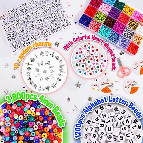Goody King Jewelry Making Kit Beads for Bracelets - Bead Craft Kit...