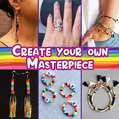 Goody King Jewelry Making Kit Beads for Bracelets - Bead Craft Kit...