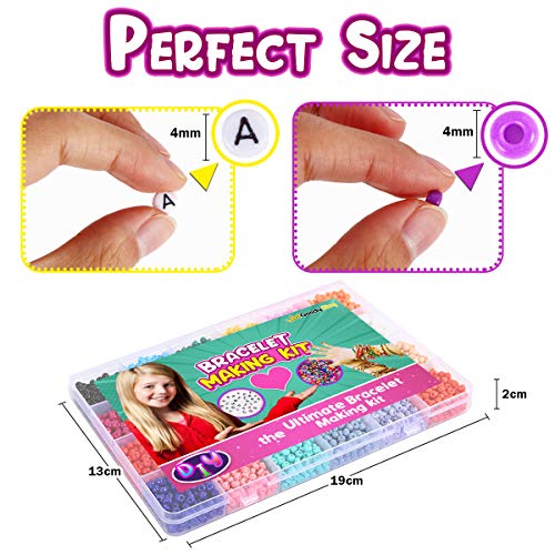 Goody King Jewelry Making Kit Beads for Bracelets - Bead Craft Kit...
