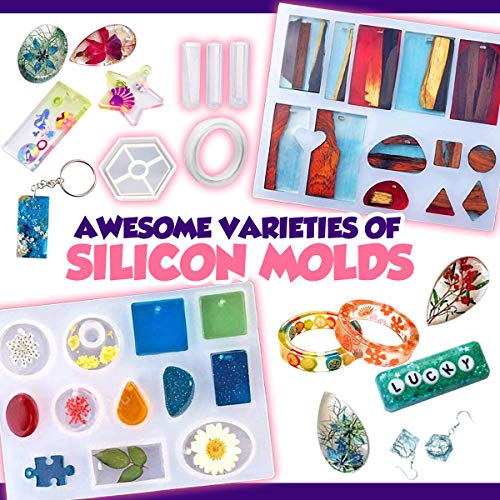 GoodyKing Epoxy Silicone Resin Molds Kit - Jewelry Making Supplies...