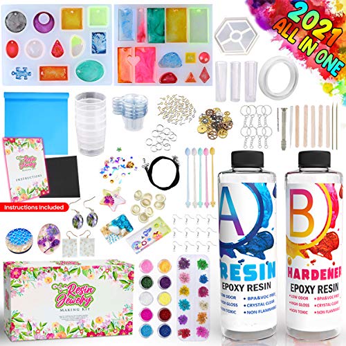 GoodyKing Epoxy Silicone Resin Molds Kit - Jewelry Making Supplies...