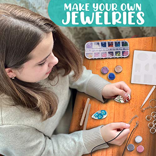 GoodyKing Resin Jewelry Making Starter Kit - Resin Kits for Beginn...