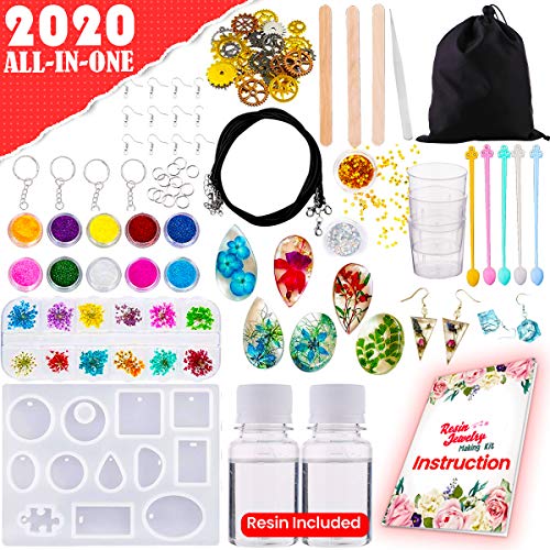 GoodyKing Resin Jewelry Making Starter Kit - Resin Kits for Beginn...
