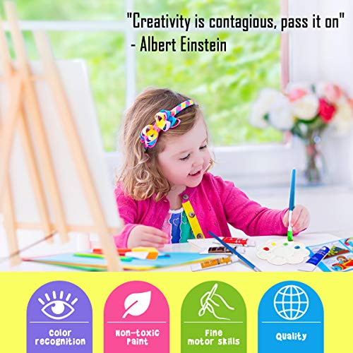 GoodyKing Acrylic Painting Art Set for Kids - 30 Pieces Art Suppli...