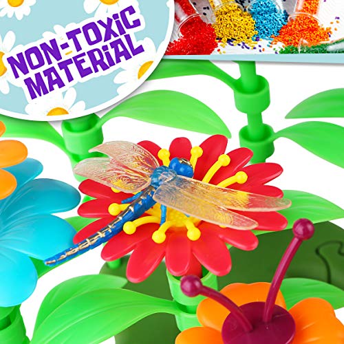 GoodyKing Flower Garden Building Toys for Girls - STEM Toy Gardeni...