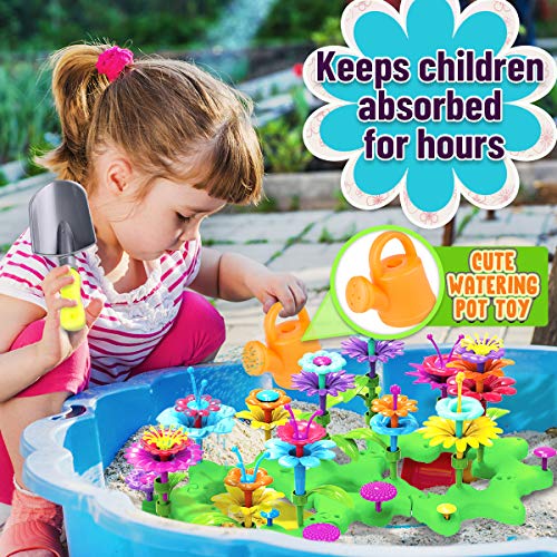 GoodyKing Flower Garden Building Toys for Girls - STEM Toy Gardeni...
