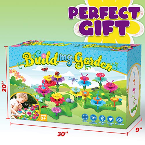 GoodyKing Flower Garden Building Toys for Girls - STEM Toy Gardeni...