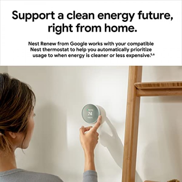 Google Nest Thermostat - Smart Thermostat for Home - Programmable ...