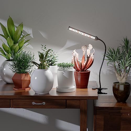 GooingTop Grow Light LED Gooseneck Lamp,6500K 50W Full Spectrum 72...