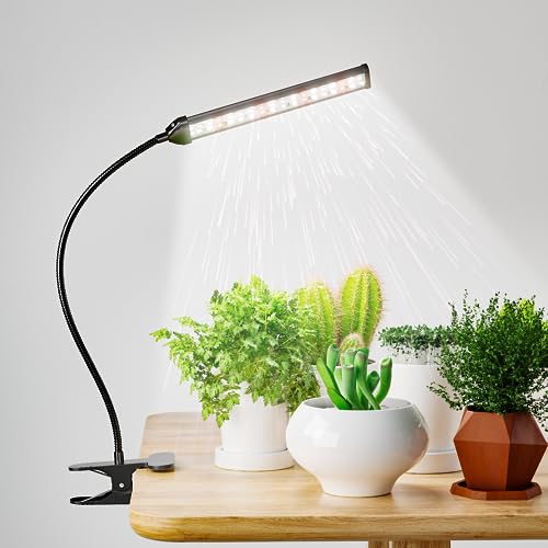 GooingTop Grow Light LED Gooseneck Lamp,6500K 50W Full Spectrum 72...