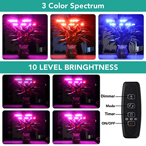 GooingTop LED Grow Light Strip, Professional Red Blue Mixed Spectr...