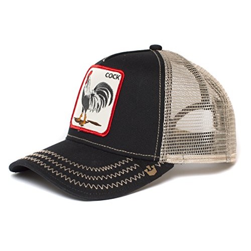 Goorin Bros. Mens Animal Farm Snap Back Trucker Hat, Black Rooste...