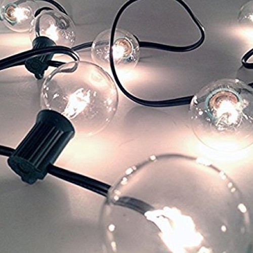 Goothy Clear Globe G40 Screw Base Light Bulbs Replacement 1.5-Inch...