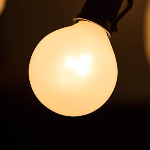 Goothy Scrub Globe G40 Screw Base Light Bulbs Replacement 1.5-Inch...