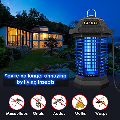 GOOTOP Bug Zapper Outdoor Electric, Mosquito Zapper, Fly Traps, Fl...