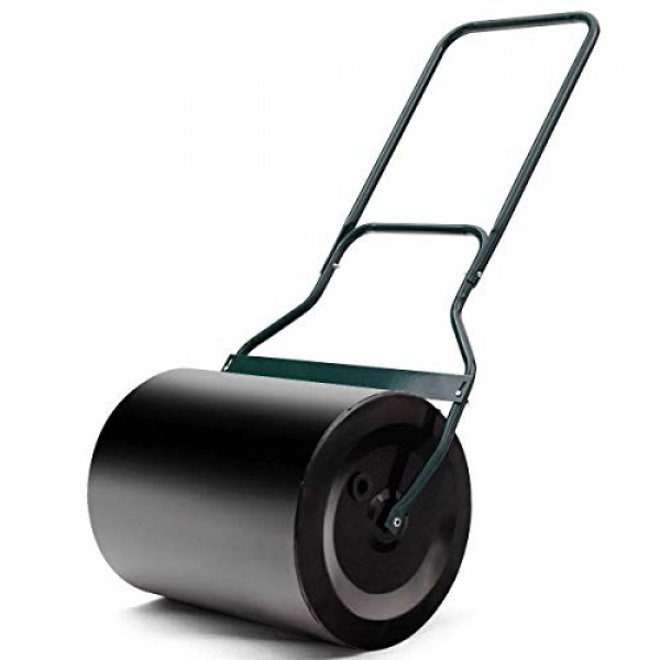 Goplus Lawn Roller Tow Behind Water Filled Roller, 16 by 20-Inch