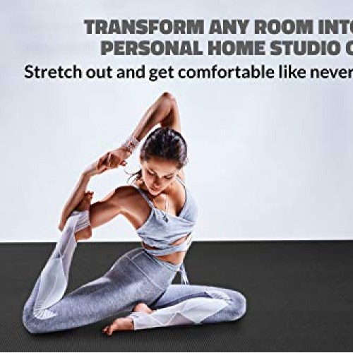 Gorilla Mats Premium Extra Large Yoga Mat – 9 x 6 x 8mm Extra Th...