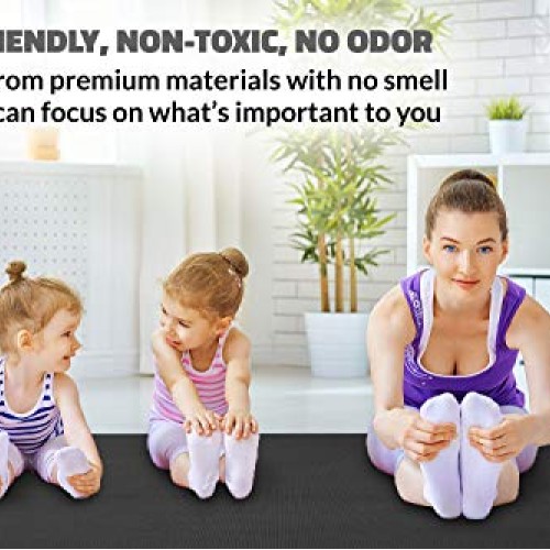 Gorilla Mats Premium Extra Large Yoga Mat – 9 x 6 x 8mm Extra Th...