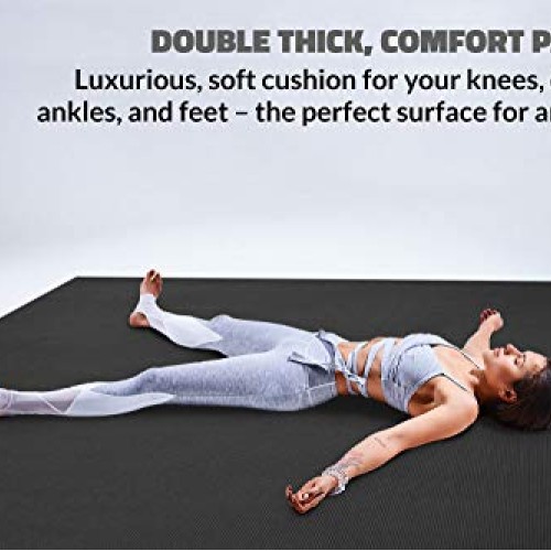 Gorilla Mats Premium Extra Large Yoga Mat – 9 x 6 x 8mm Extra Th...