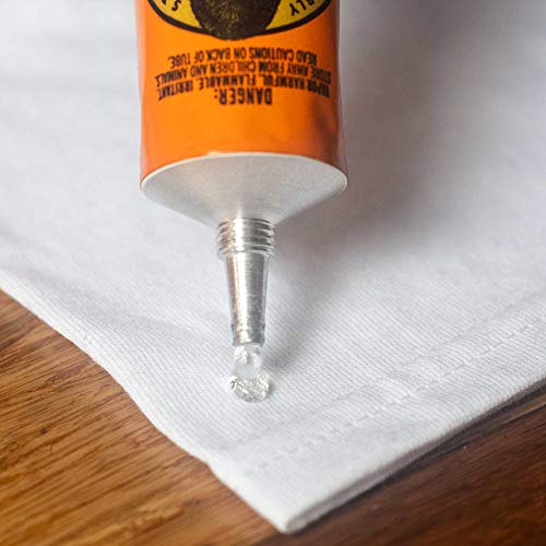 Gorilla Waterproof Fabric Glue 2.5 Ounce, 1-Pack, Clear