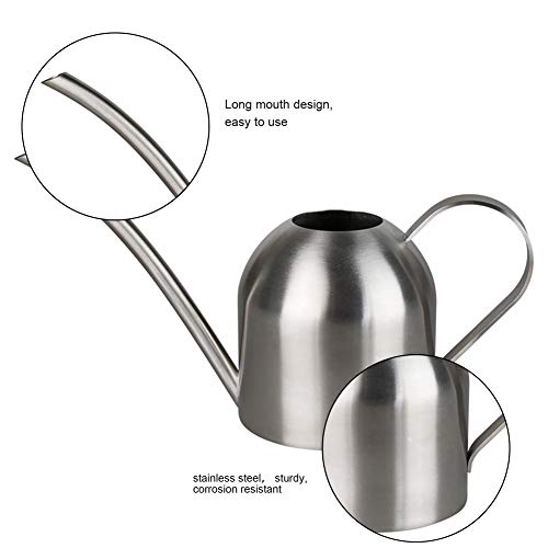 Goscrazy Metal Mini Watering Can with Long Mouth,500ml/17.6Oz Tiny...