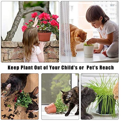 Hanging Railing Planter Baskets Flower Pot Holder Garden Planter S...