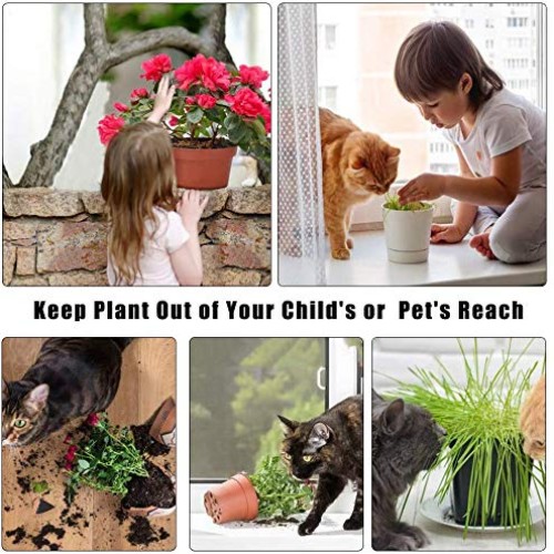 Hanging Railing Planter Baskets Flower Pot Holder Garden Planter S...