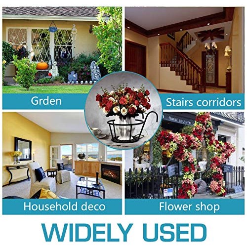 Hanging Railing Planter Baskets Flower Pot Holder Garden Planter S...