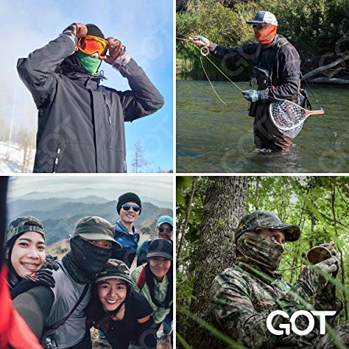 GOT Sports Fishing Mask Camo Headwear - Works as Fishing Sun Mask,...