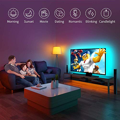 TV LED Backlight, Govee USB LED Strip Lights for 40-60 inch TV PC ...