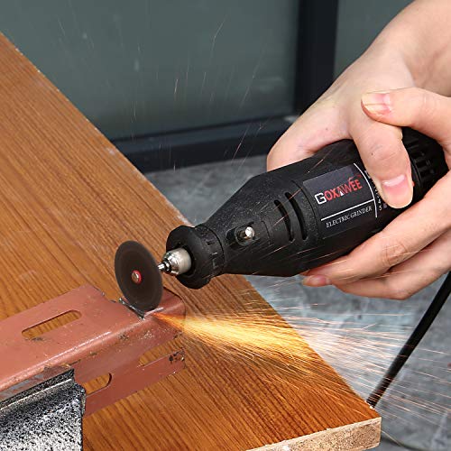 GOXAWEE Rotary Tool Kit with MultiPro Keyless Chuck and Flex Shaft...