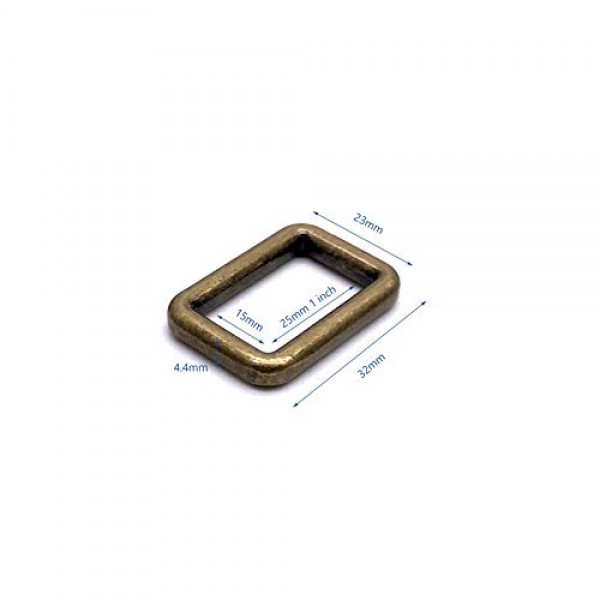Goyunwell Metal Rectangle Ring Buckles Assorted Colors Webbing Str...