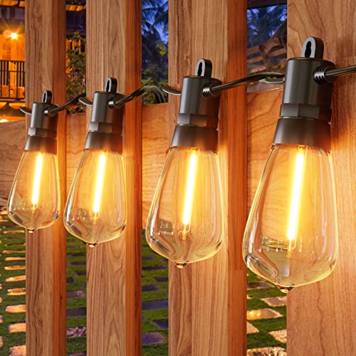 GPATIO Outdoor LED String Lights, 100FT2PACK*50FT Patio Lights w...