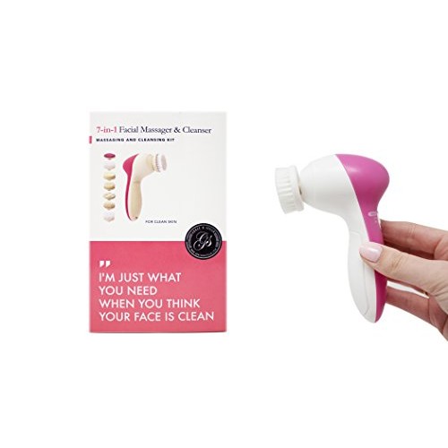 Grace & Stella Spin Facial Brush for Perfect Skin - Portable, Wate...