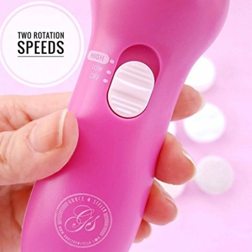 Grace & Stella Spin Facial Brush for Perfect Skin - Portable, Wate...