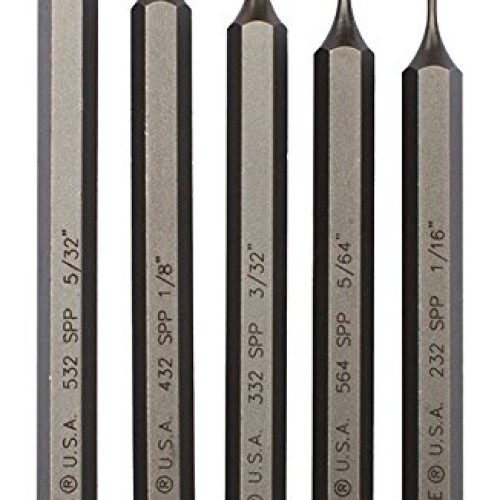 Grace USA - Starter Short Pin Punch Set - 5 Piece Punch Set - GRSP...
