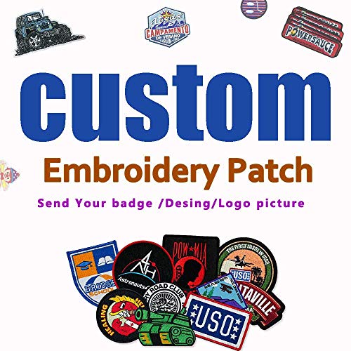 Custom Design Embroidery Patches Any Size Any Logo Personality DIY...