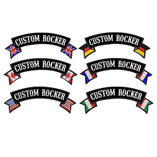 Custom Military Embroidery rocker Name Patch