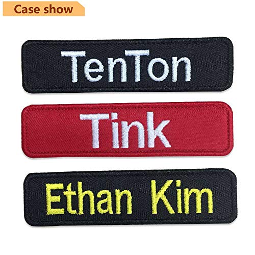 Graceful life Custom Embroidery Name Patches,2 Pieces Personalized...