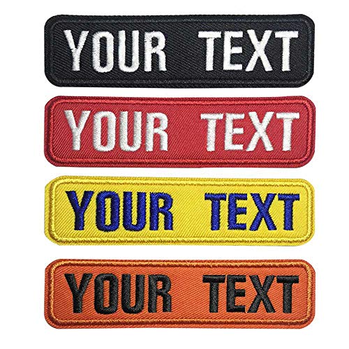 Graceful life Custom Embroidery Name Patches,2 Pieces Personalized...