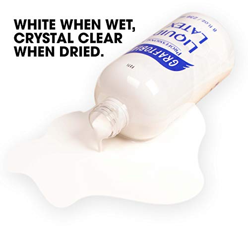 Graftobian Liquid Latex 8oz Clear & Modeling Wax 7oz Light Flesh S...