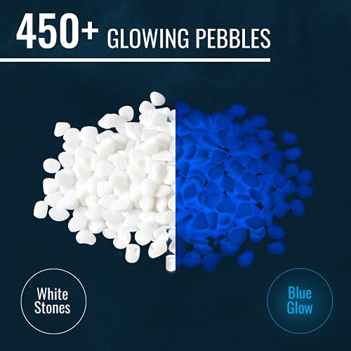 Graham Products 450 Pieces Glow in The Dark Rocks | Indoor & Outdo...