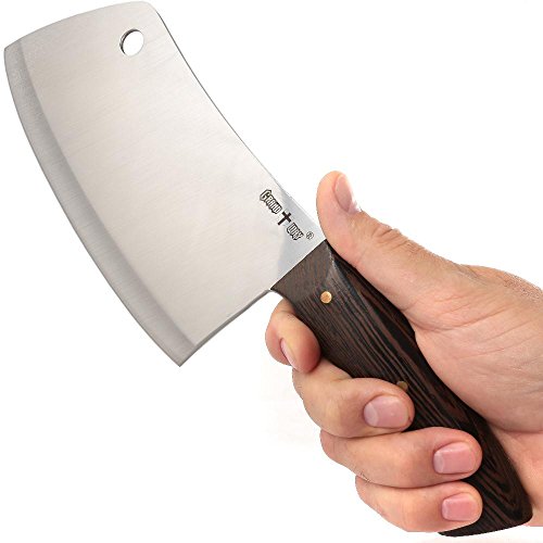 Butcher Chopping Meat Knife - Hunting Axe - Big Cleaver Tactical F...