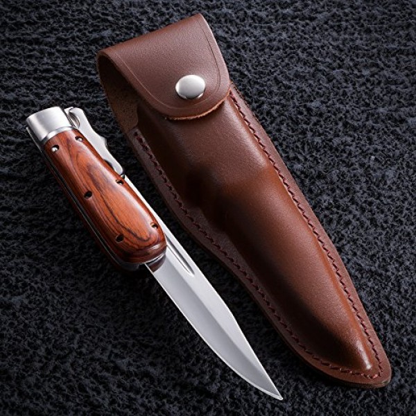 Grand Way Tactical Folding Survival Finnish Knife - Large Dagger w...