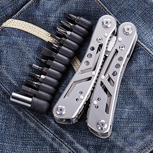 Multitool 24 in 1 with Mini Tools Knife Pliers and 11 Bits - Multi...