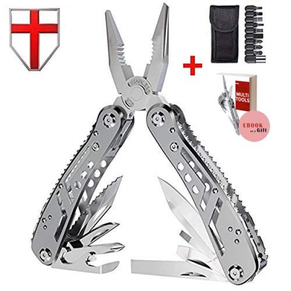 Multitool with Mini Tools, Knife, Pliers - Best Army Knife and Mul...